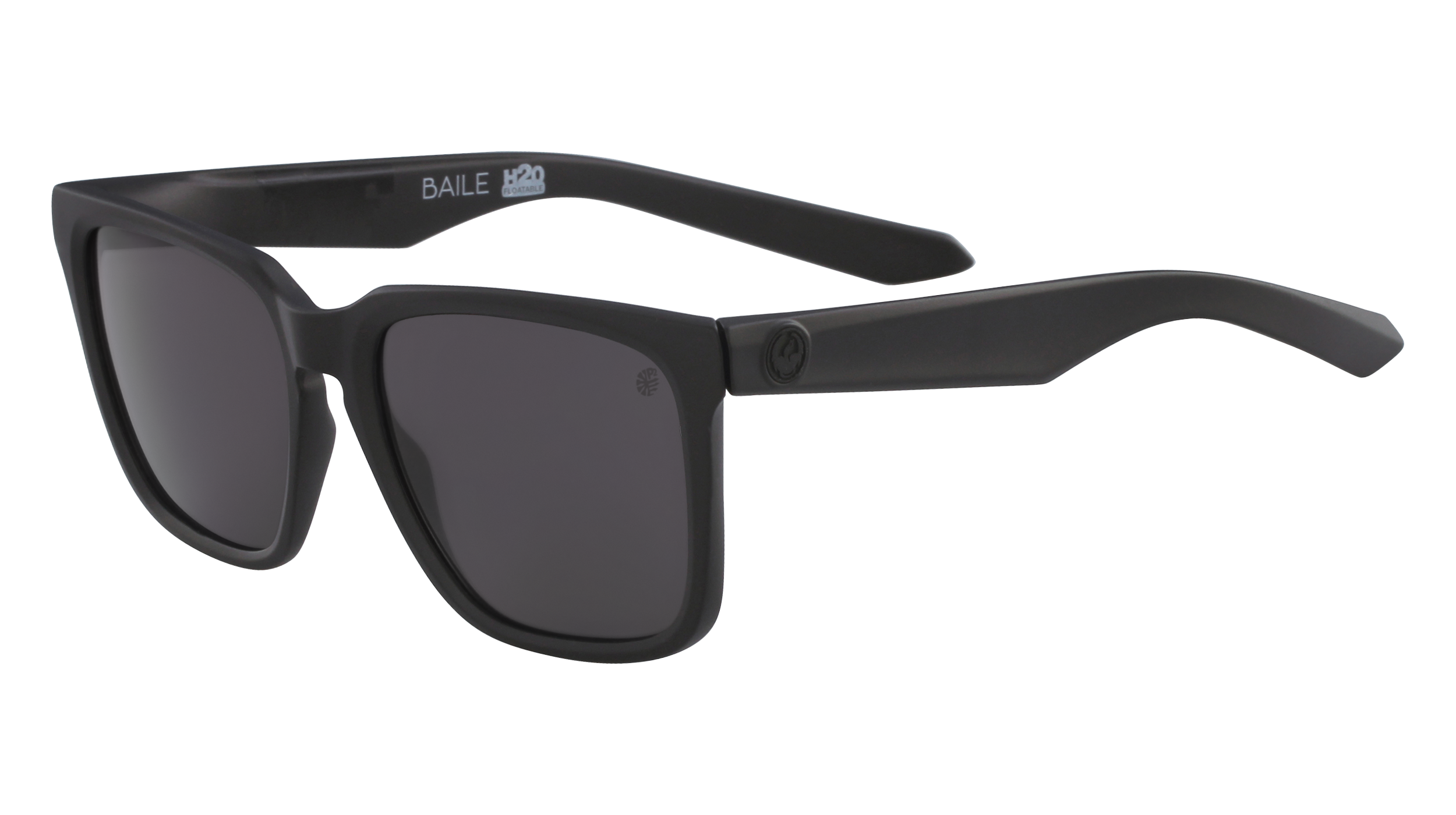 Dragon Baile Matte Black H2O/Ll Smoke P2 Mick Fanning Signature-UV400 non-polarised-886895422758-42040-003-Dragon Alliance-Sunnieside